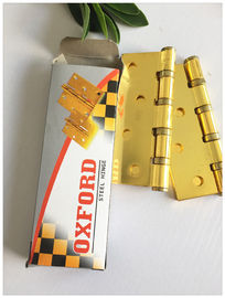 Flat Tip Engsel Pintu Tugas Berat Berlapis Emas Dengan Sekrup Kotak Dalam